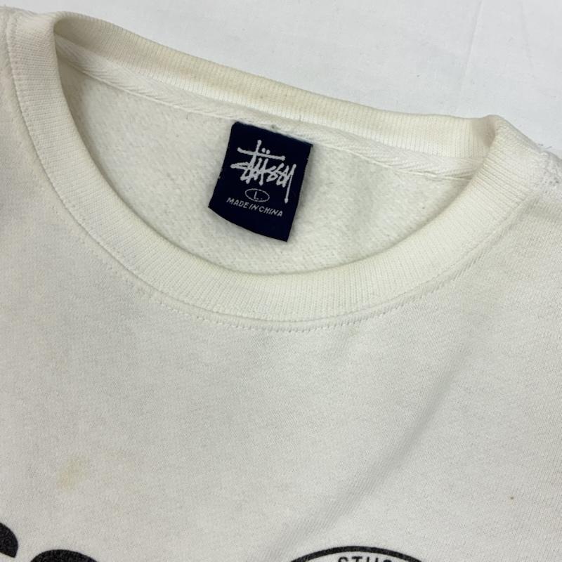 ステューシー STUSSY トレーナー 長袖 90s OLD ARCHIVE 紺タグ SSリンク クルーネック スウェット トレーナー ヴィンテージ L メンズ USED 古着 中古 50168079