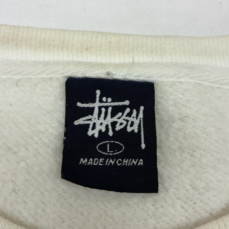 ステューシー STUSSY トレーナー 長袖 90s OLD ARCHIVE 紺タグ SSリンク クルーネック スウェット トレーナー ヴィンテージ L メンズ USED 古着 中古 50168079