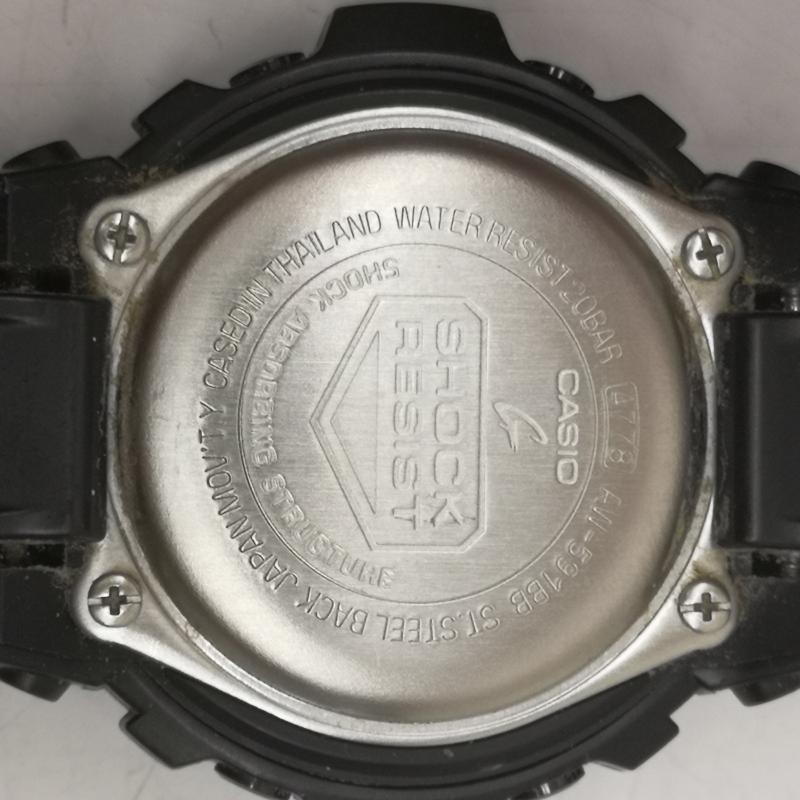 ジーショック G-SHOCK 腕時計 アナログ（クォーツ式） CASIO カシオ AW-591BB アナデジ クォーツ 腕時計 - 黒 / ブラック / black メンズ USED 古着 中古 50168080
