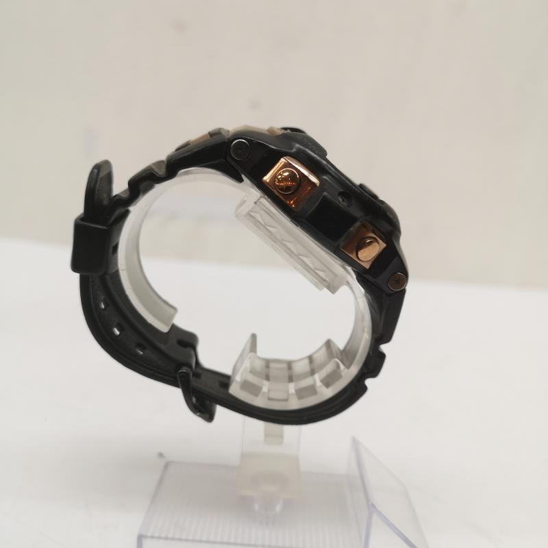 ジーショック G-SHOCK 腕時計 アナログ（クォーツ式） GS-1100BR 電波ソーラー クロノグラフ ラウンド ステンレス 腕時計 Y2K - 黒 / ブラック / black X 金 / ゴールド / gold color メンズ USED 古着 中古 50168081