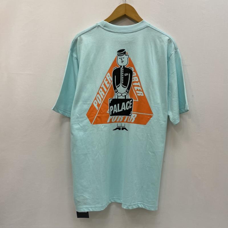 パレス PALACE Tシャツ 半袖 Porter Tri Ferg Bell Boy T-Shirt 吉田カバン コラボ M 水色 / ライトブルー / メンズ USED 古着 中古 50168083