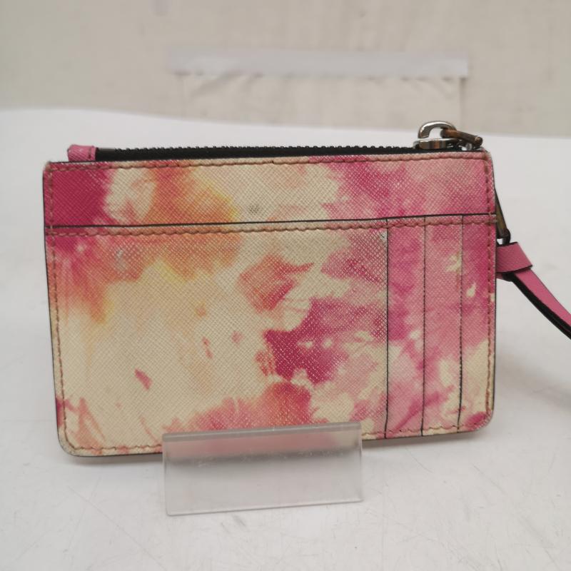 マークジェイコブス MARCJACOBS 財布 コンパクト財布 ザ スナップショット トップ ジップ マルチ ウォレット - 桃 / ピンク / pink レディース USED 古着 中古 50168084