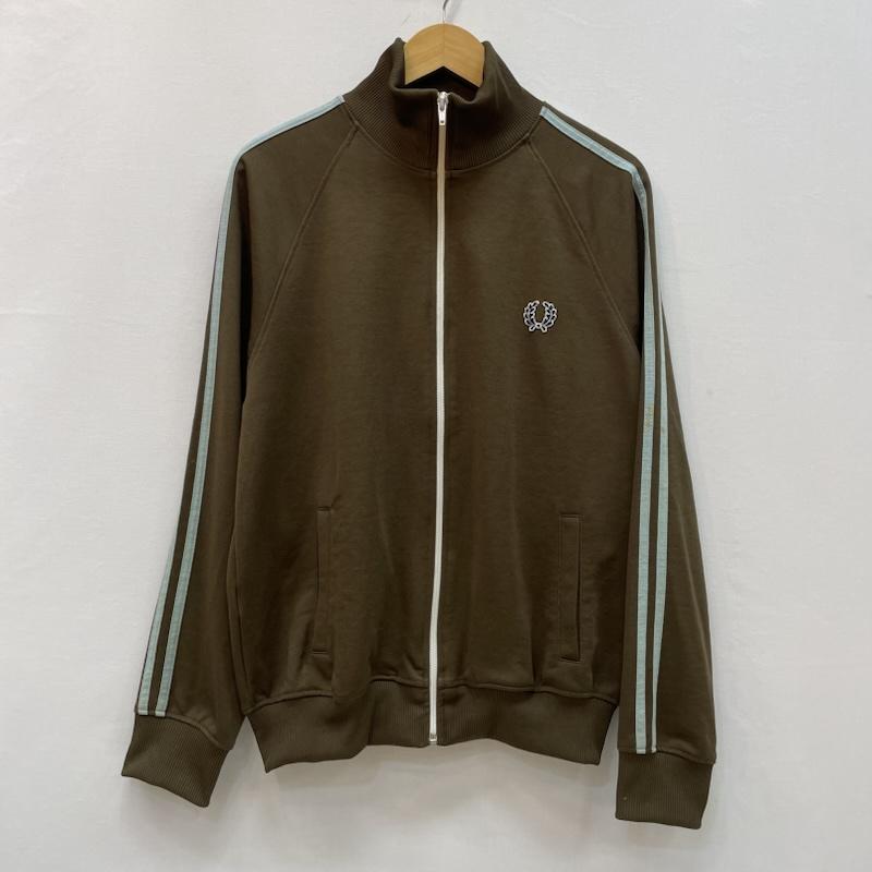フレッドペリー FRED PERRY ジャケット、上着 ジャンパー、ブルゾン ヴィンテージトラックジャケット ジャージ 袖 ２本 ライン S 茶 / ブラウン / brown X 水色 / ライトブルー / メンズ USED 古着 中古 50168086