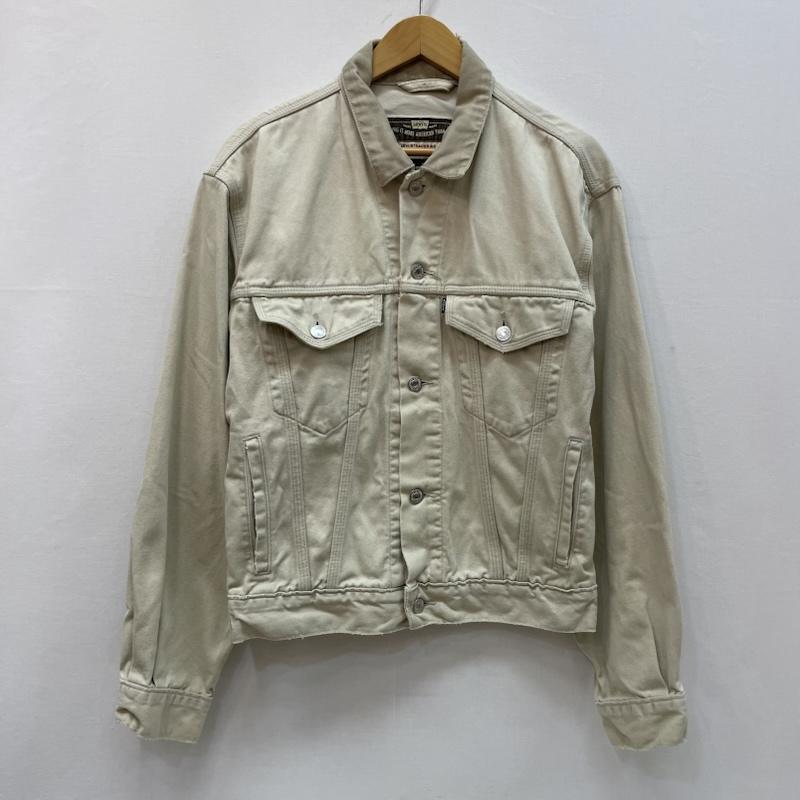 リーバイス Levi s ジャケット、上着 ジャケット、ブレザー 90s トラッカー ジャケット ユーロ リーバイス S ベージュ / ベージュ / beige メンズ USED 古着 中古 50168087