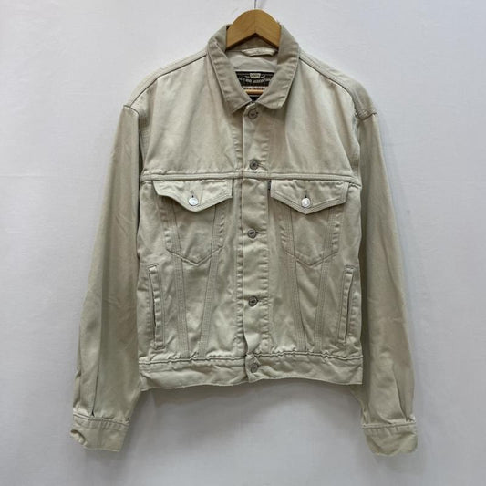 リーバイス Levi s ジャケット、上着 ジャケット、ブレザー 90s トラッカー ジャケット ユーロ リーバイス S ベージュ / ベージュ / beige メンズ USED 古着 中古 50168087