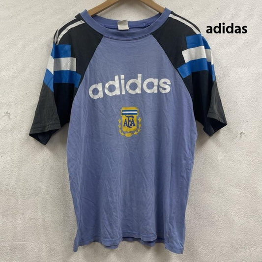 アディダス adidas Tシャツ 半袖 90s サッカー アルゼンチン代表 ヴィンテージ トレーニング Tシャツ 3 水色 / ライトブルー / メンズ USED 古着 中古 50168088