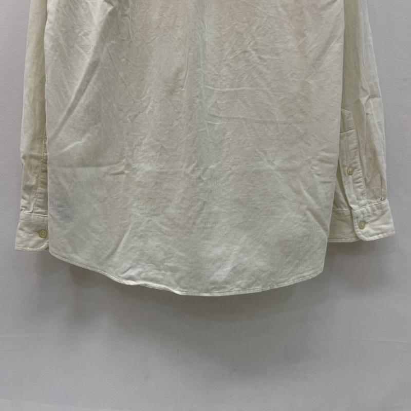 ポロラルフローレン POLO RALPH LAUREN シャツ、ブラウス 長袖 90s コーデュロイ ボタン ダウン シャツ M 白 / ホワイト / white メンズ USED 古着 中古 50168092