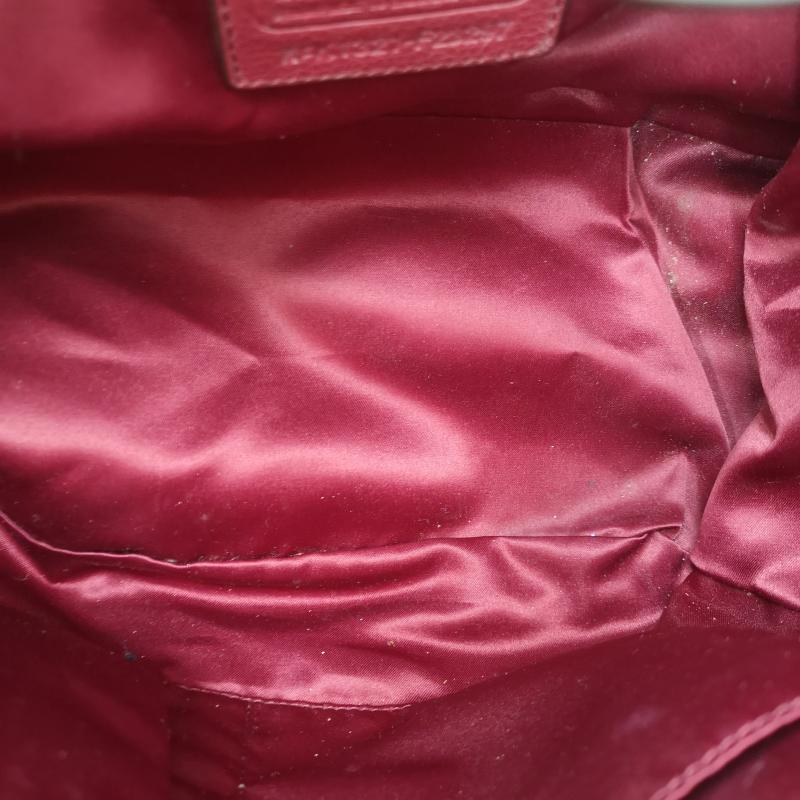 コーチ COACH トートバッグ トートバッグ F23297 パーク シグネチャー キャリーオール トート バッグ - ベージュ / ベージュ / beige X 赤 / レッド / red レディース USED 古着 中古 50168093