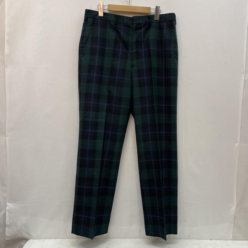ブルックス ブラザーズ BROOKS BROTHERS パンツ スラックス トラウザーズ タータン チェック ブラック ウォッチ 柄 34インチ 緑 / グリーン / green X 青 / ブルー / blue X 黒 / ブラック / black メンズ USED 古着 中古 50168095