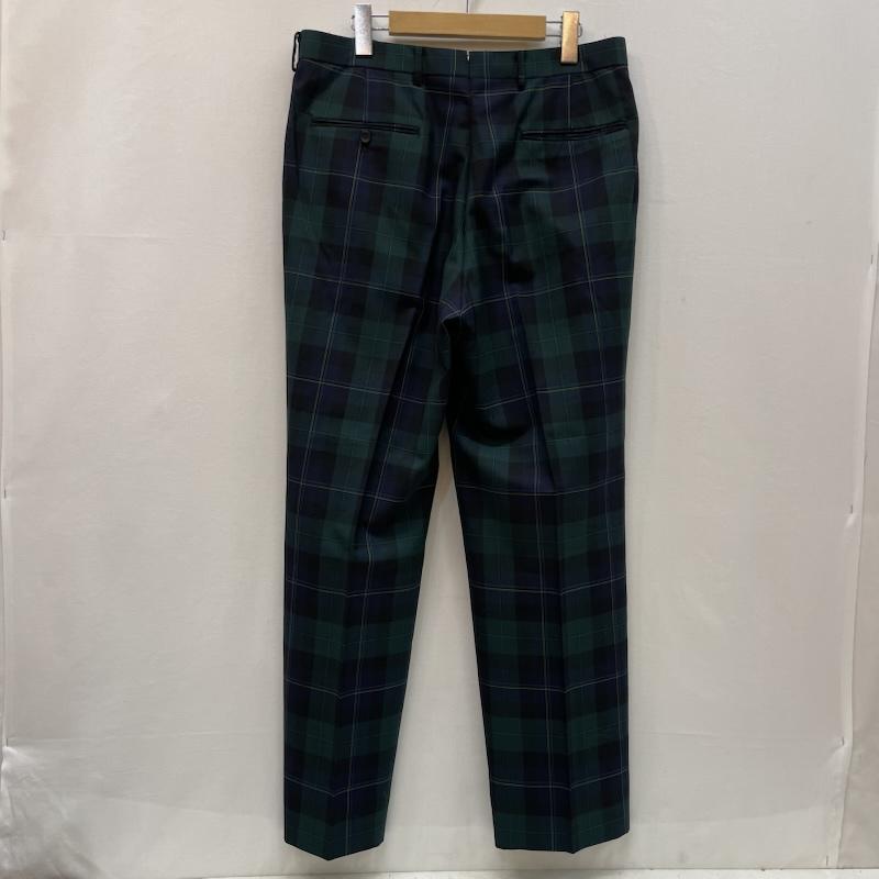 ブルックス ブラザーズ BROOKS BROTHERS パンツ スラックス トラウザーズ タータン チェック ブラック ウォッチ 柄 34インチ 緑 / グリーン / green X 青 / ブルー / blue X 黒 / ブラック / black メンズ USED 古着 中古 50168095