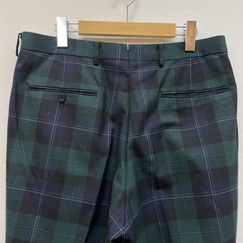 ブルックス ブラザーズ BROOKS BROTHERS パンツ スラックス トラウザーズ タータン チェック ブラック ウォッチ 柄 34インチ 緑 / グリーン / green X 青 / ブルー / blue X 黒 / ブラック / black メンズ USED 古着 中古 50168095