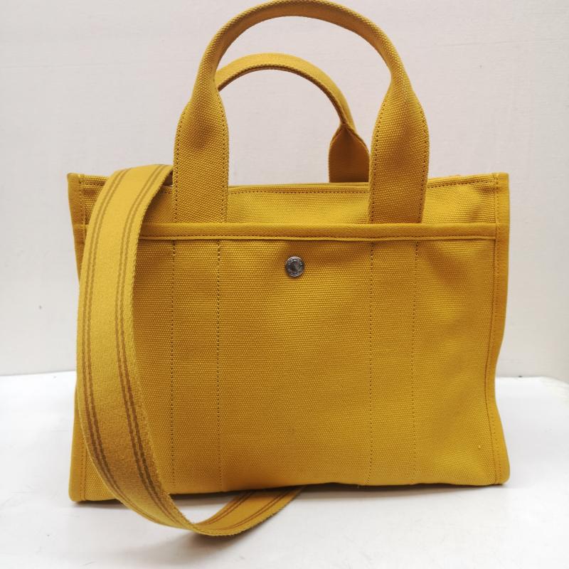 コーチ COACH ハンドバッグ ハンドバッグ 2WAY CARGO TOTE 26 CP164 トートバッグ ハンド ショルダー バッグ - 黄 / イエロー / yellow レディース USED 古着 中古 50168097