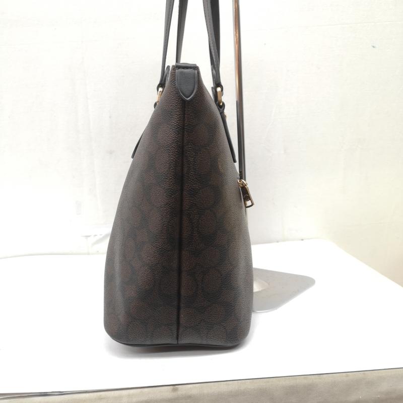 コーチ COACH トートバッグ トートバッグ ギャラリー シグネチャー トートバッグ CW381 - 茶 / ブラウン / brown レディース USED 古着 中古 50168098