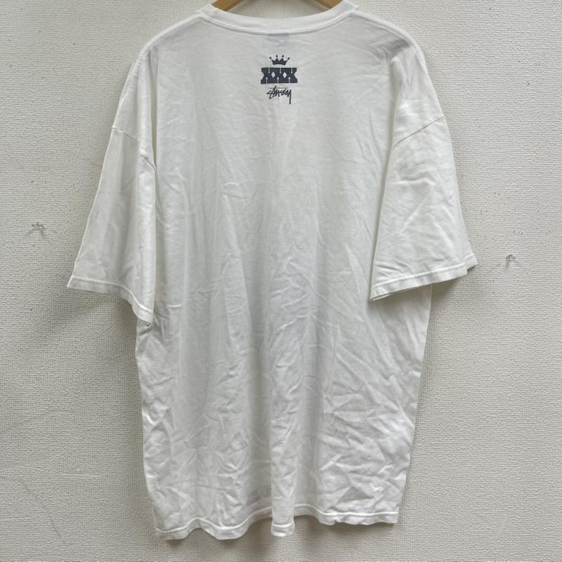ステューシー STUSSY Tシャツ 半袖 00s メキシコ製 TOWER RECORDS コラボ プリント Tシャツ XL 白 / ホワイト / white メンズ USED 古着 中古 50168099