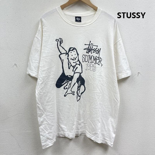 ステューシー STUSSY Tシャツ 半袖 25周年モデル メキシコ製 Summer 1995 Heritage T-shirt プリント Tシャツ XL 白 / ホワイト / white メンズ USED 古着 中古 50168100