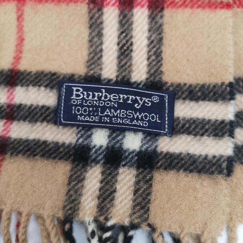 バーバリー BURBERRY マフラー マフラー ノバチェック ウール マフラー イングランド製 - ベージュ / ベージュ / beige レディース USED 古着 中古 50168106