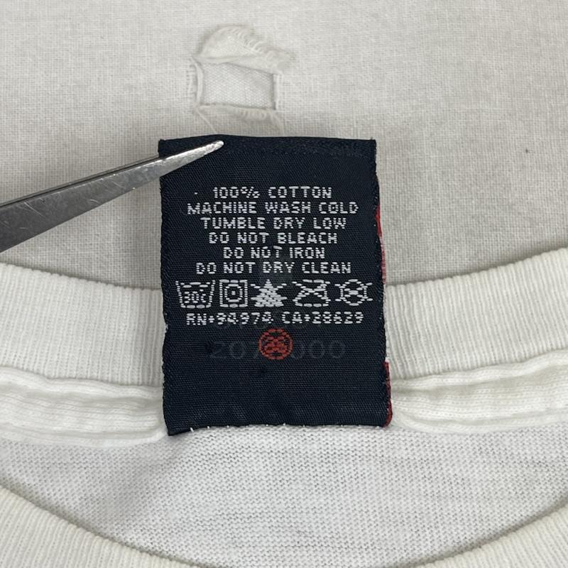 ステューシー STUSSY Tシャツ 半袖 00s メキシコ製 TOWER RECORDS コラボ プリント Tシャツ M 白 / ホワイト / white メンズ USED 古着 中古 50168107