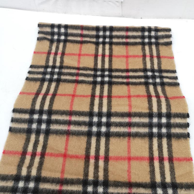 バーバリー BURBERRY マフラー マフラー カシミヤ カシミア 100％ ノバチェック マフラー イングランド製 - ベージュ / ベージュ / beige レディース USED 古着 中古 50168108
