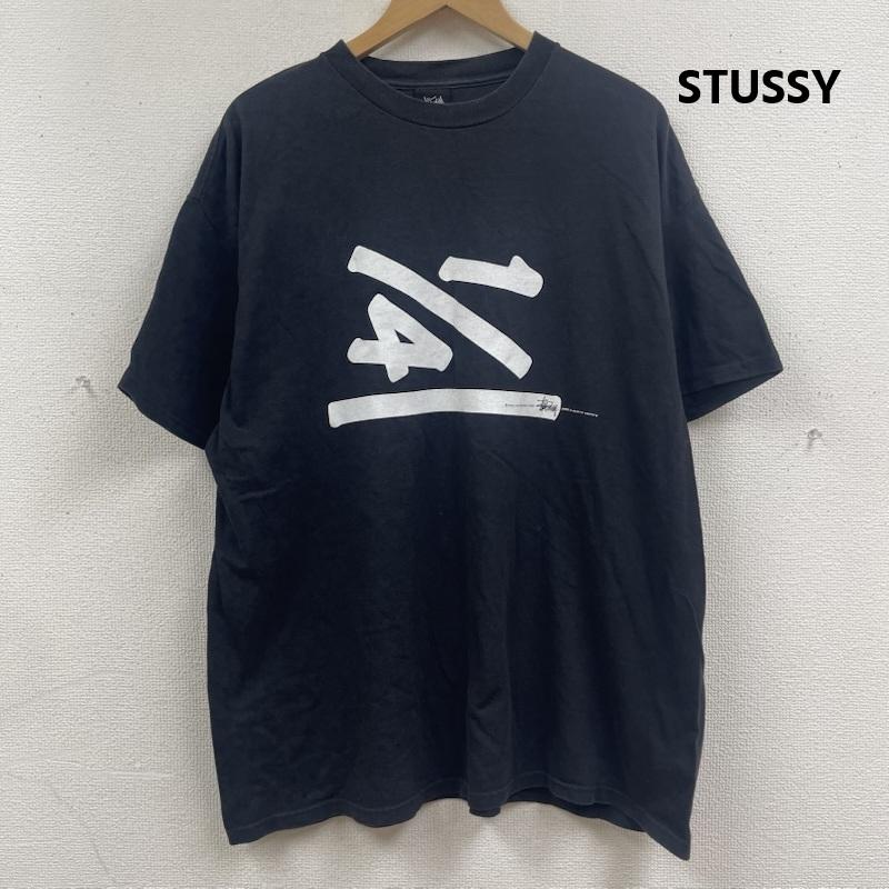 ステューシー STUSSY Tシャツ 半袖 00s メキシコ製 25th Anniversary 1/4 プリント Tシャツ XL 黒 / ブラック / black メンズ USED 古着 中古 50168112