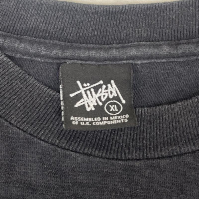 ステューシー STUSSY Tシャツ 半袖 00s メキシコ製 25th Anniversary 1/4 プリント Tシャツ XL 黒 / ブラック / black メンズ USED 古着 中古 50168112