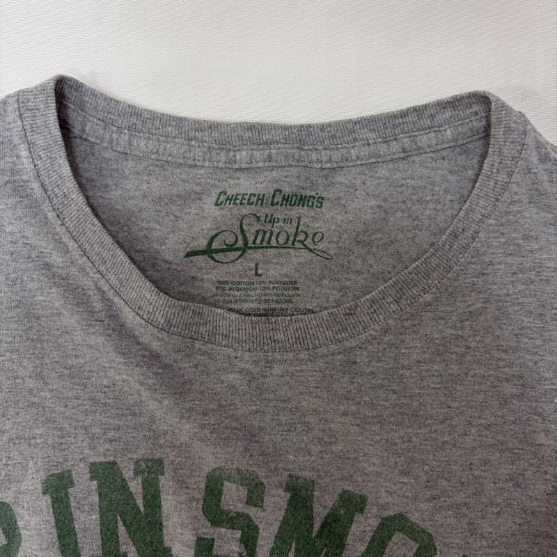古着 USED Tシャツ 半袖 Cheech & Chong UP IN SMOKE movie Tシャツ gray L カレッジ風デザイン L プリント X キャラクター 灰 / グレー / gray メンズ USED 古着 中古 50168116