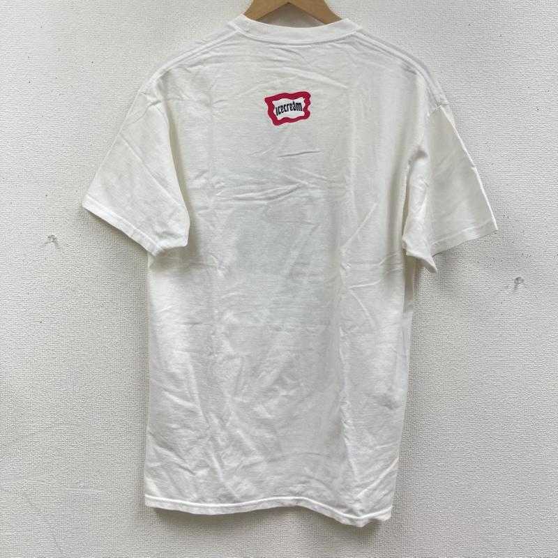 アイスクリーム ICECREAM Tシャツ 半袖 Popsicle T-Shirt イラスト プリント Tシャツ カットソー M 白 / ホワイト / white メンズ USED 古着 中古 50168117