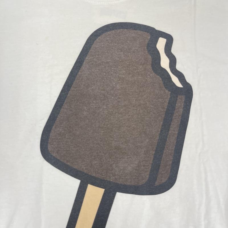 アイスクリーム ICECREAM Tシャツ 半袖 Popsicle T-Shirt イラスト プリント Tシャツ カットソー M 白 / ホワイト / white メンズ USED 古着 中古 50168117