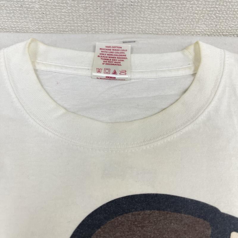 アイスクリーム ICECREAM Tシャツ 半袖 Popsicle T-Shirt イラスト プリント Tシャツ カットソー M 白 / ホワイト / white メンズ USED 古着 中古 50168117