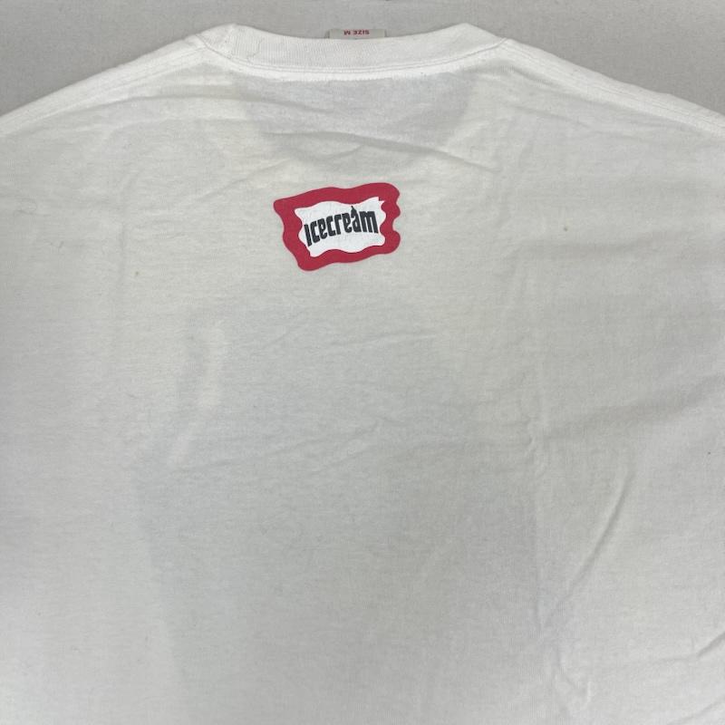 アイスクリーム ICECREAM Tシャツ 半袖 Popsicle T-Shirt イラスト プリント Tシャツ カットソー M 白 / ホワイト / white メンズ USED 古着 中古 50168117