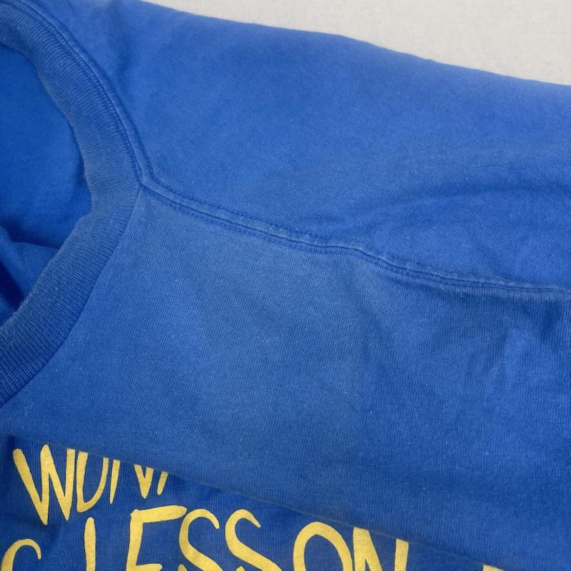 ステューシー STUSSY Tシャツ 半袖 25周年 KAWS World Tour ロゴ プリント Tシャツ カットソー XL 青 / ブルー / blue メンズ USED 古着 中古 50168125