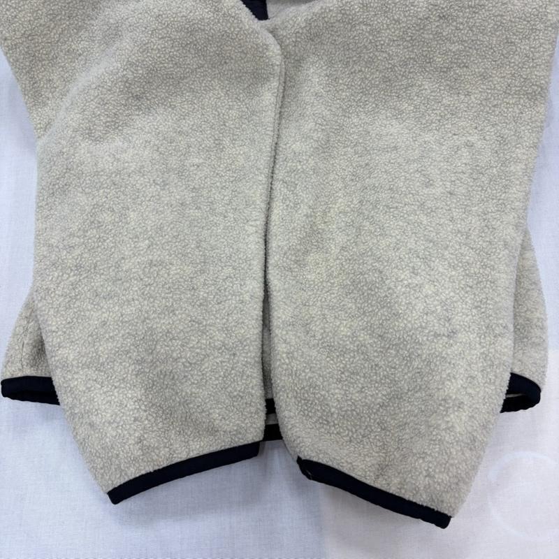 ウールリッチ WOOLRICH トレーナー 長袖 90s 00s パイピング ハーフスナップ フリース プルオーバー POLARTEC ポーラテック ヴィンテージ XL ワンポイント X ロゴ、文字 アイボリー / アイボリー / X 黒 / ブラック / black メンズ USED 古着 中古 50168126