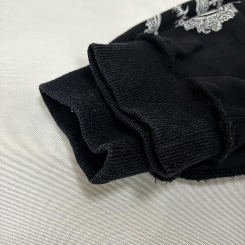 古着 USED パーカー 長袖 DimMoire ディムモアール クラッシュBIG HOODIE black FREE ユニセックス ロゴプリント ハート クロス 十字 FREE プリント X ロゴ、文字 X ダメージ加工 黒 / ブラック / black X 白 / ホワイト / white メンズ USED 古着 中古 50168131