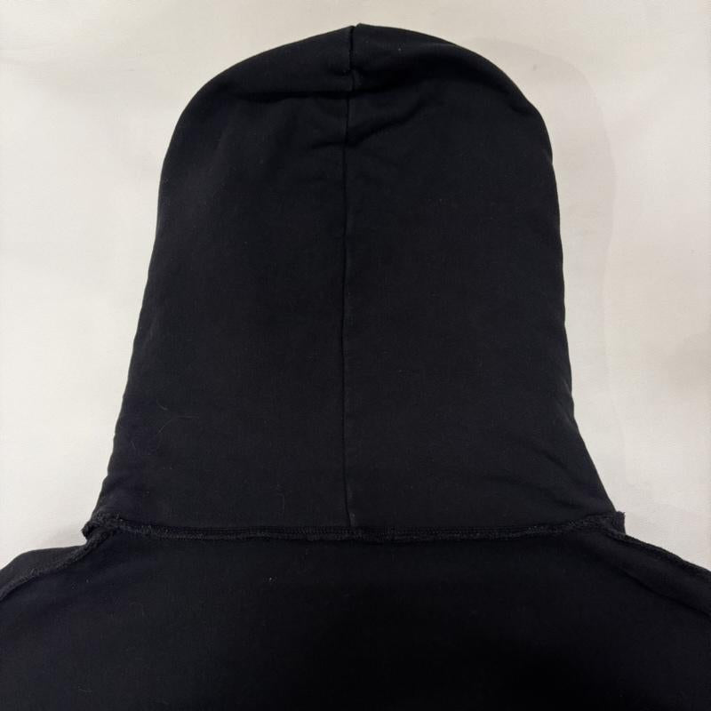 古着 USED パーカー 長袖 DimMoire ディムモアール クラッシュBIG HOODIE black FREE ユニセックス ロゴプリント ハート クロス 十字 FREE プリント X ロゴ、文字 X ダメージ加工 黒 / ブラック / black X 白 / ホワイト / white メンズ USED 古着 中古 50168131