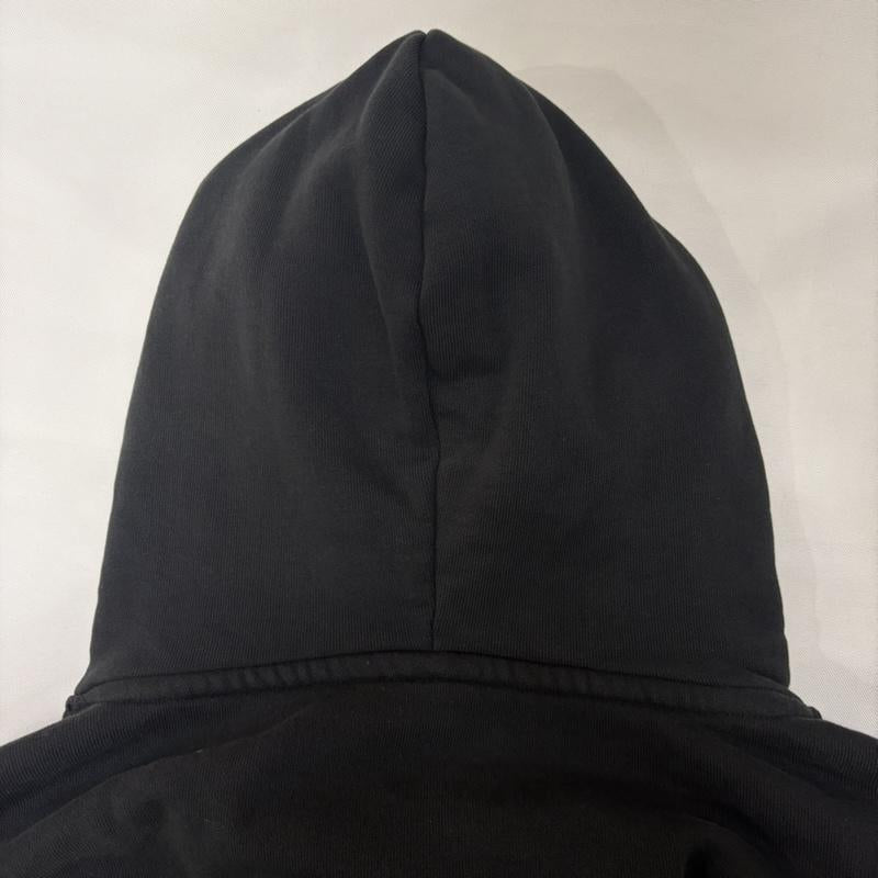 エンタイアスタジオ entire studios パーカー 長袖 ES2125 HEAVY HOOD プルオーバーフーディー black XS 短丈 クロップド丈 XS 無地 黒 / ブラック / black メンズ USED 古着 中古 50168132