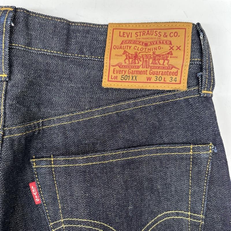 リーバイス Levi s パンツ デニム、ジーンズ LVC 47年 501XX ボタンフライ セルビッチ デニム パンツ 47501-0200 30インチ インディゴ / インディゴ / Indigo メンズ USED 古着 中古 50168136