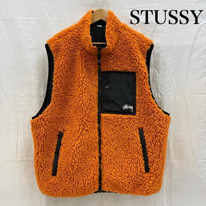 ステューシー STUSSY ジャケット、上着 ジャンパー、ブルゾン 22AW Sherpa Vest 118056 シェルパ フリース ベスト リバーシブル XL メンズ USED 古着 中古 50168138