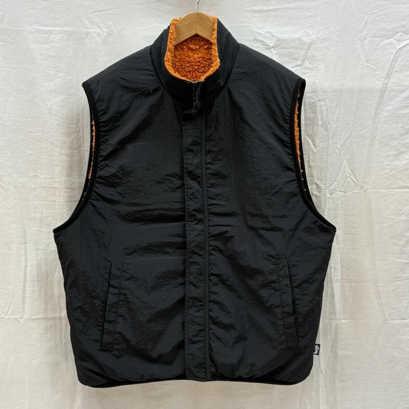 ステューシー STUSSY ジャケット、上着 ジャンパー、ブルゾン 22AW Sherpa Vest 118056 シェルパ フリース ベスト リバーシブル XL メンズ USED 古着 中古 50168138