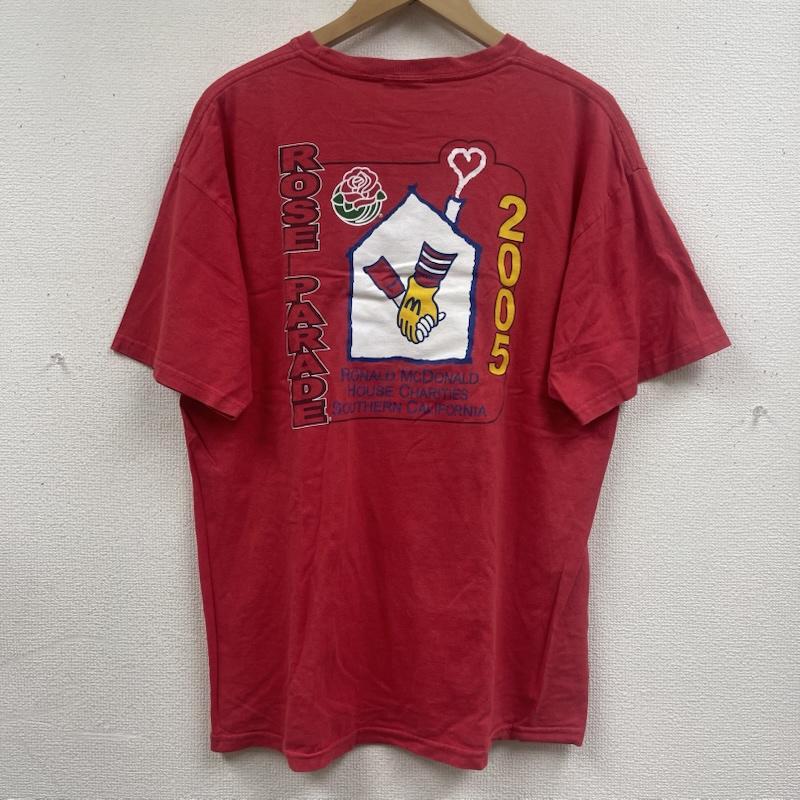ヘインズ HANES Tシャツ 半袖 I m lovin  it マクドナルド プリント Tシャツ カットソー 赤 / レッド / red メンズ USED 古着 中古 50168142