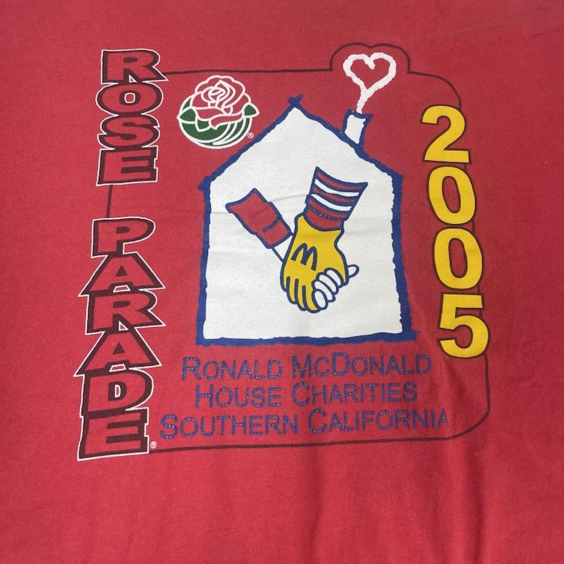 ヘインズ HANES Tシャツ 半袖 I m lovin  it マクドナルド プリント Tシャツ カットソー 赤 / レッド / red メンズ USED 古着 中古 50168142