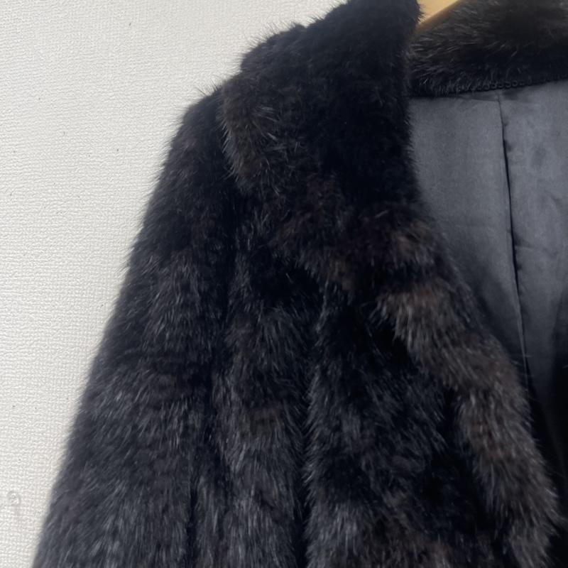 古着 USED コート 毛皮、ファー カジュアル ファー ジャケット 毛皮 コート アウター 黒 / ブラック / black レディース USED 古着 中古 50168143