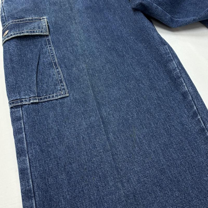 ステューシー STUSSY パンツ デニム、ジーンズ 90s ARCHIVE OLD MADE IN USA 赤タグ 6ポケット デニム カーゴ パンツ 32インチ メンズ USED 古着 中古 50168148
