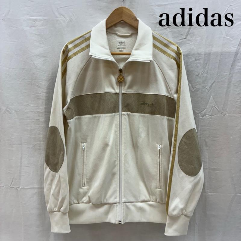 アディダス adidas ジャケット、上着 ジャンパー、ブルゾン 00s オールド ピッグ スエード エルボーパッチ トラックジャケット M メンズ USED 古着 中古 50168150