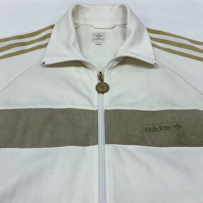 アディダス adidas ジャケット、上着 ジャンパー、ブルゾン 00s オールド ピッグ スエード エルボーパッチ トラックジャケット M メンズ USED 古着 中古 50168150
