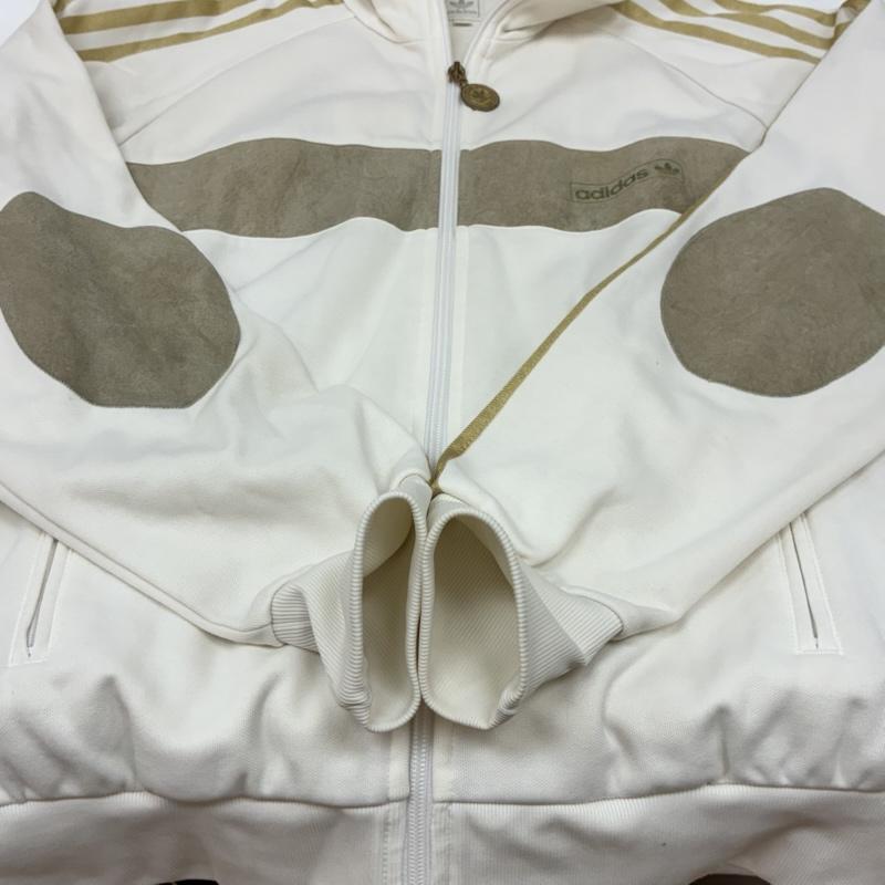 アディダス adidas ジャケット、上着 ジャンパー、ブルゾン 00s オールド ピッグ スエード エルボーパッチ トラックジャケット M メンズ USED 古着 中古 50168150