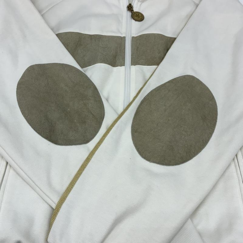 アディダス adidas ジャケット、上着 ジャンパー、ブルゾン 00s オールド ピッグ スエード エルボーパッチ トラックジャケット M メンズ USED 古着 中古 50168150