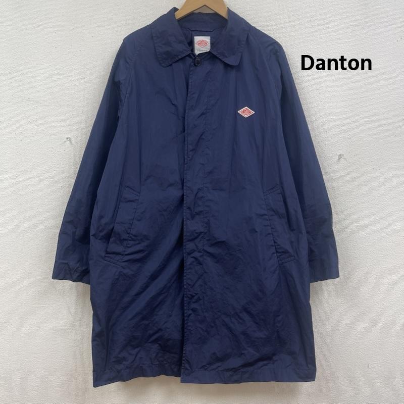 ダントン Danton コート コート一般 テンカラー コート ポリエステル ハーフ コート fa22-112-01 40 紺 / ネイビー / navy メンズ USED 古着 中古 50168151