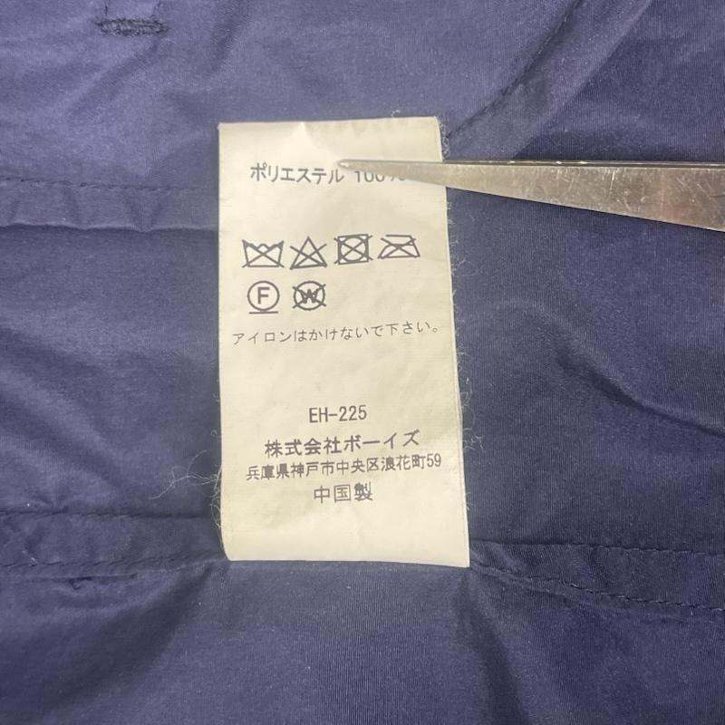 ダントン Danton コート コート一般 テンカラー コート ポリエステル ハーフ コート fa22-112-01 40 紺 / ネイビー / navy メンズ USED 古着 中古 50168151