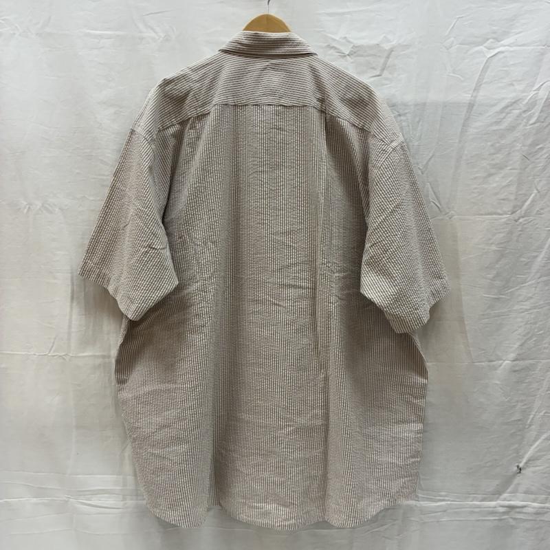 カーハート Carhartt シャツ、ブラウス 半袖 ストライプ シアサッカー フラップポケット スナップ ボタン シャツ ビッグサイズ 4XL - メンズ USED 古着 中古 50168154