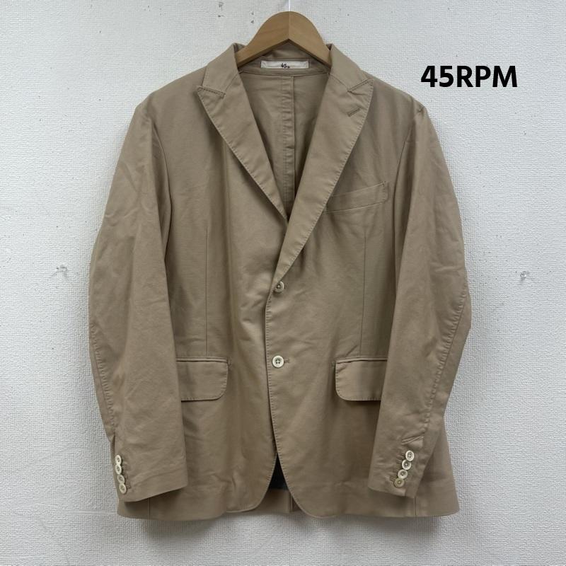 フォーティーファイブアールピーエム 45RPM ジャケット、上着 ジャケット、ブレザー 日本製 テーラード カジュアル ジャケット 4051011 茶 / ブラウン / brown メンズ USED 古着 中古 50168155
