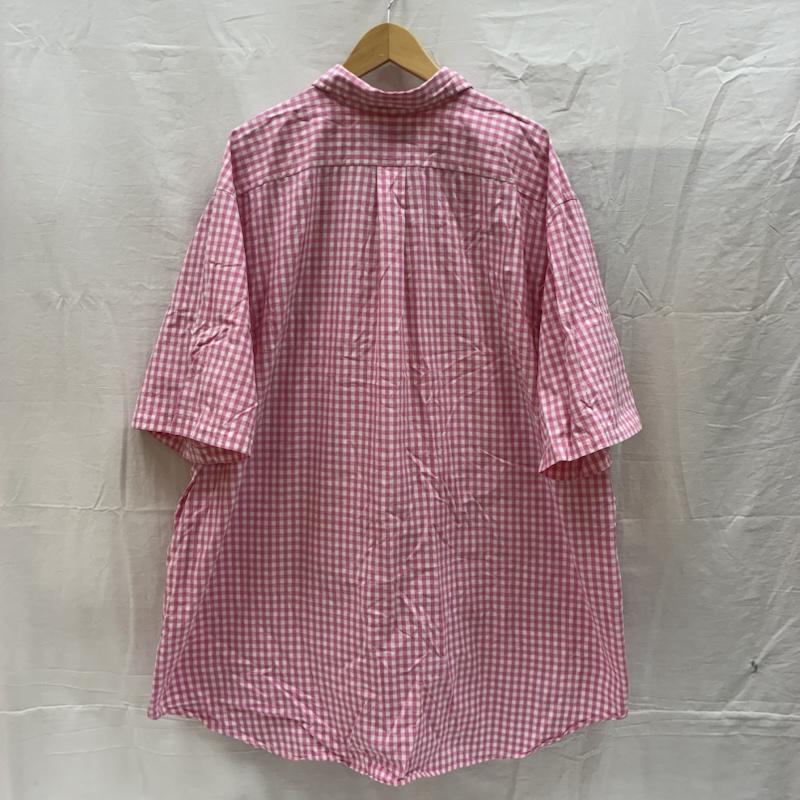 ラルフローレン RALPHLAUREN シャツ、ブラウス 半袖 CLASSIC FIT ポニー 刺繍 ギンガム チェック ボタンダウン シャツ ビッグサイズ 3XL - メンズ USED 古着 中古 50168156